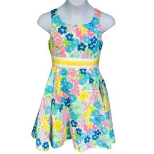 LILLY PULITZER Serena Spring Fling A-Line Dress Size 8